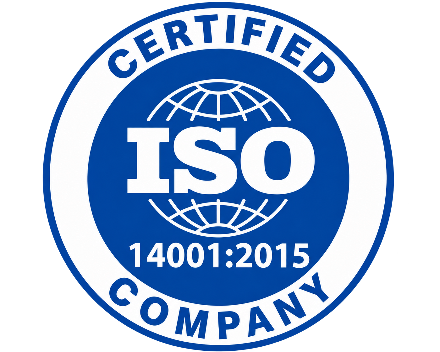 ISO 14001:2015 certified company