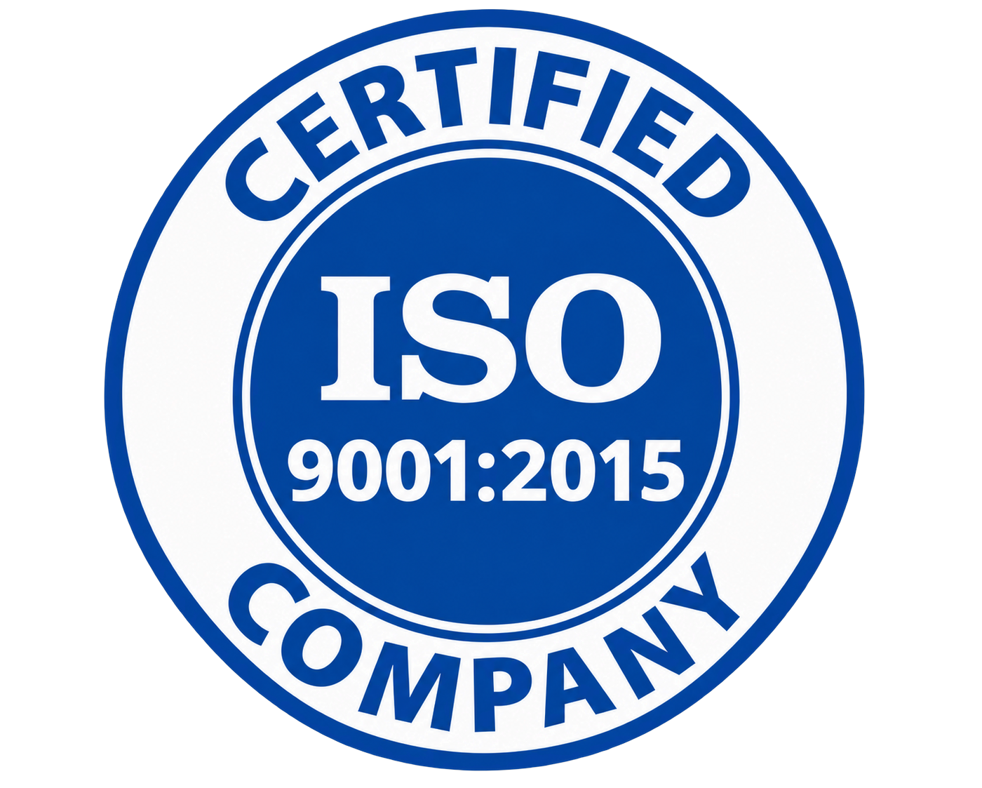 ISO 9001:2015 certified company